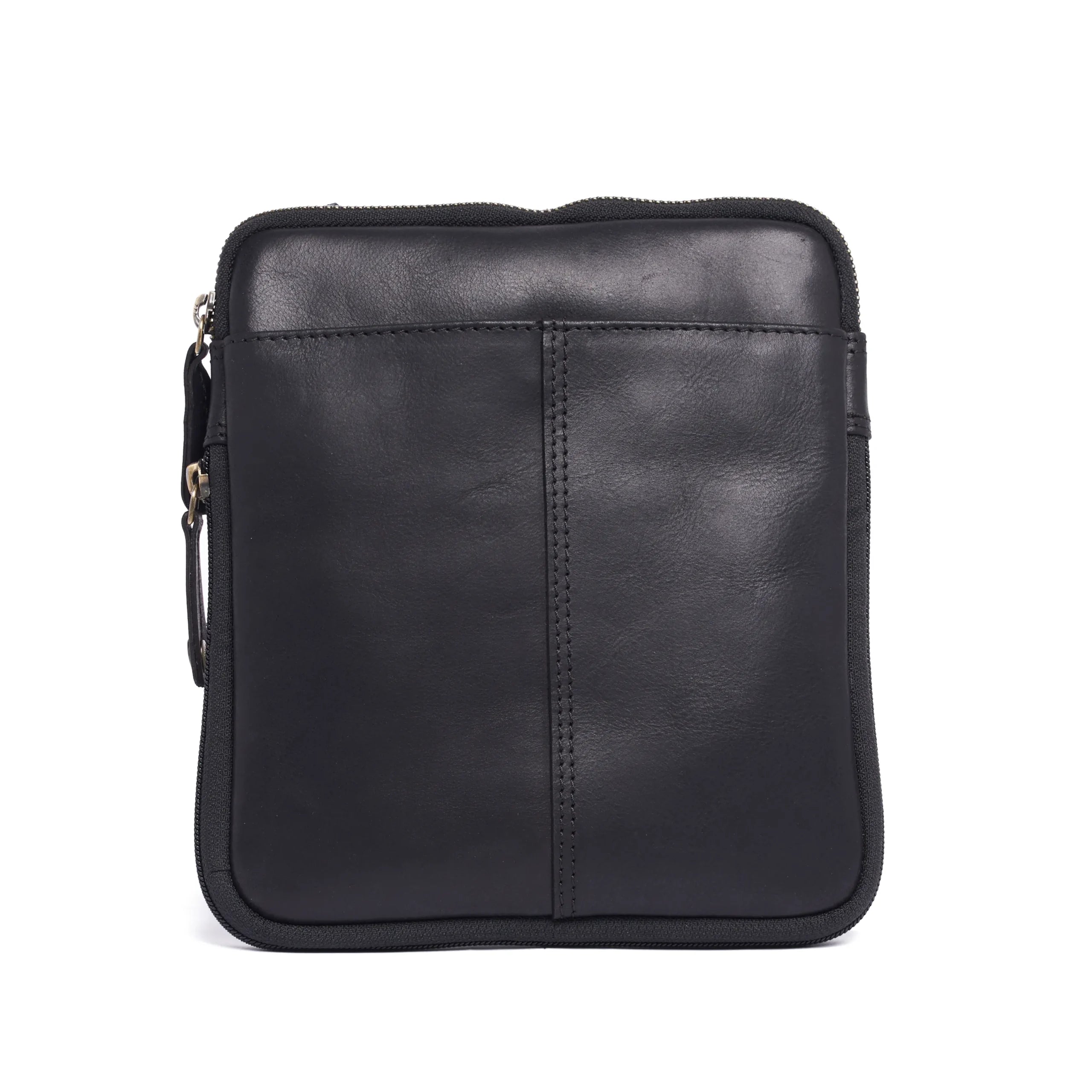 Oran - RH-2365 Cross body leather side bag - Black-1