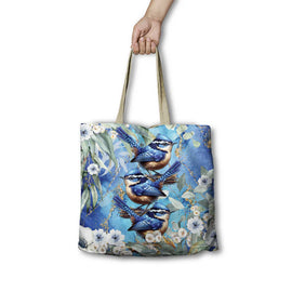 Lisa Pollock - RSB94 Shopping Tote - Cheeky Wrens