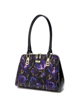 Serenade - SF37-7573 LISSE LGE PATENT LEATHER HANDBAG - 0
