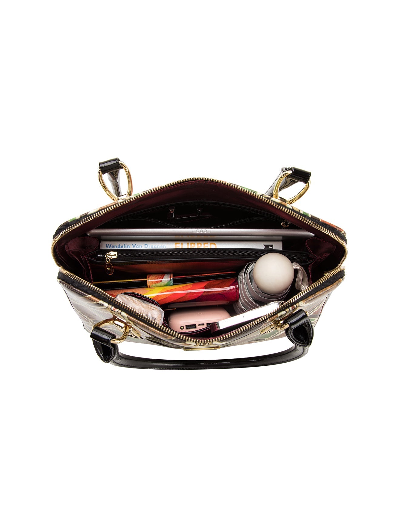 Serenade - SN90-7573 Verona Patent leather handbag --7