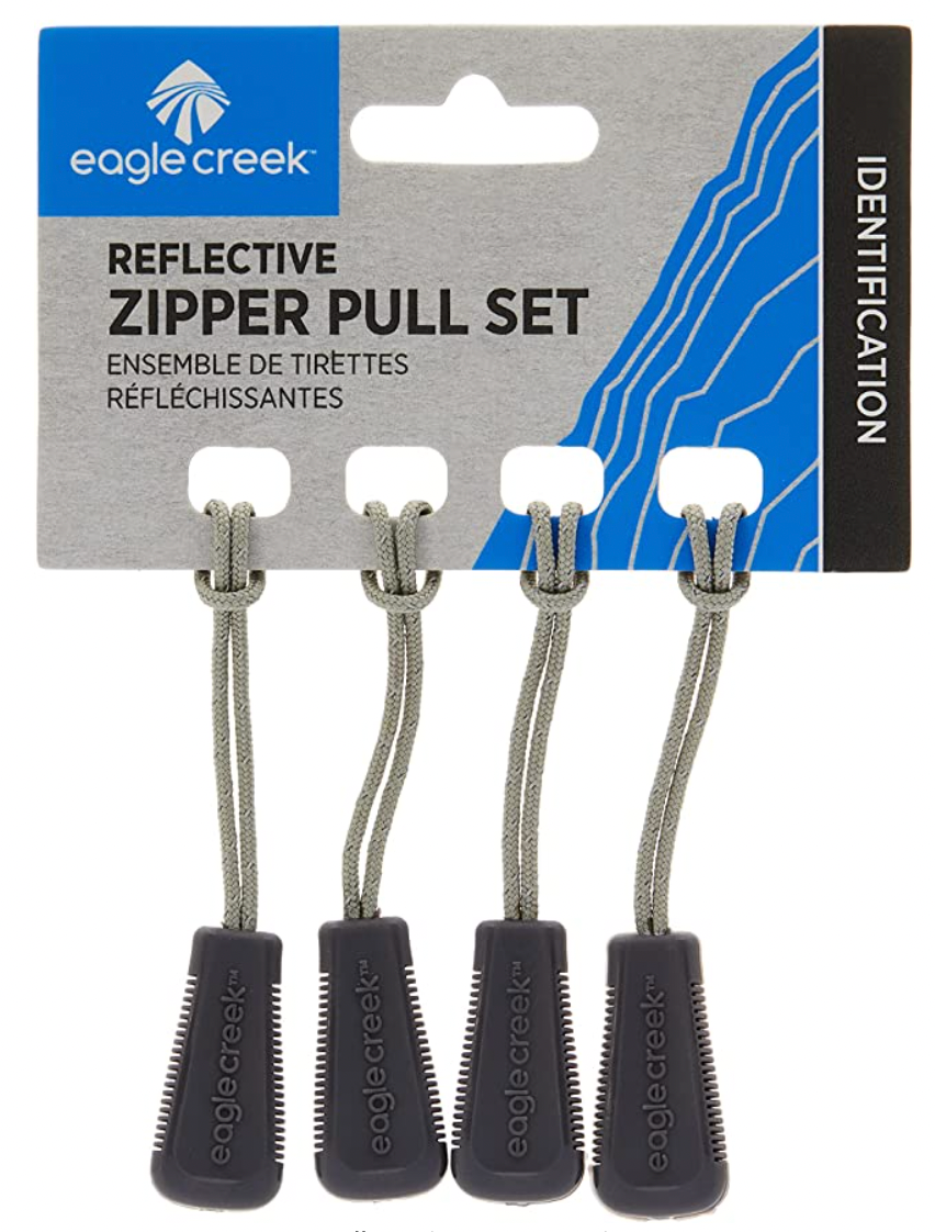 Eagle Creek - Reflective Zipper Pull-set - Graphite