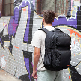 Caribee - 6464 Storm 38lt overnight backpack - Black - 0