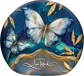 Lisa Pollock - TC54 Small Travel accessory case - Tranquil Butterflies - 0