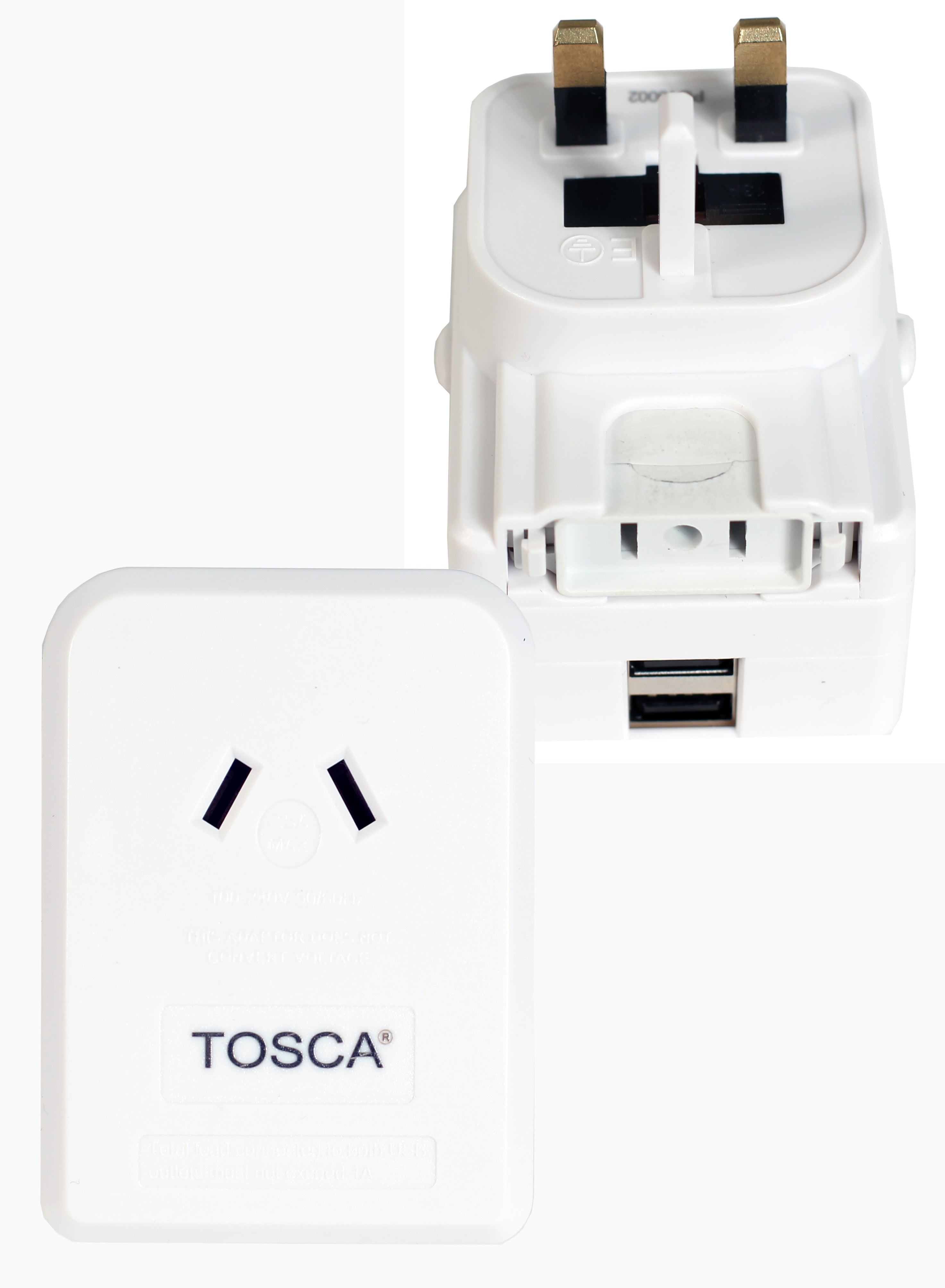Tosca - TCA046 Universal USB adaptor - White