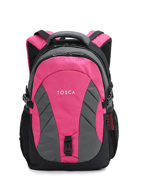TOSCA - TCA-941 20LT Deluxe Backpack - Grey-Pink