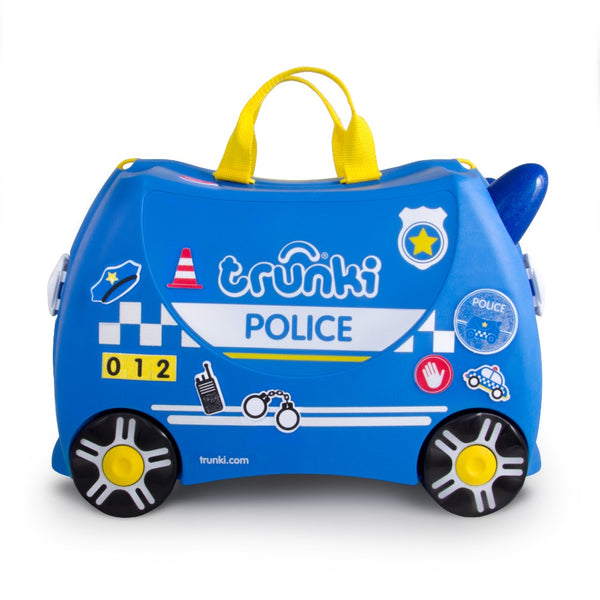 Trunkie - Percy Police Car Ride on Luggage-2