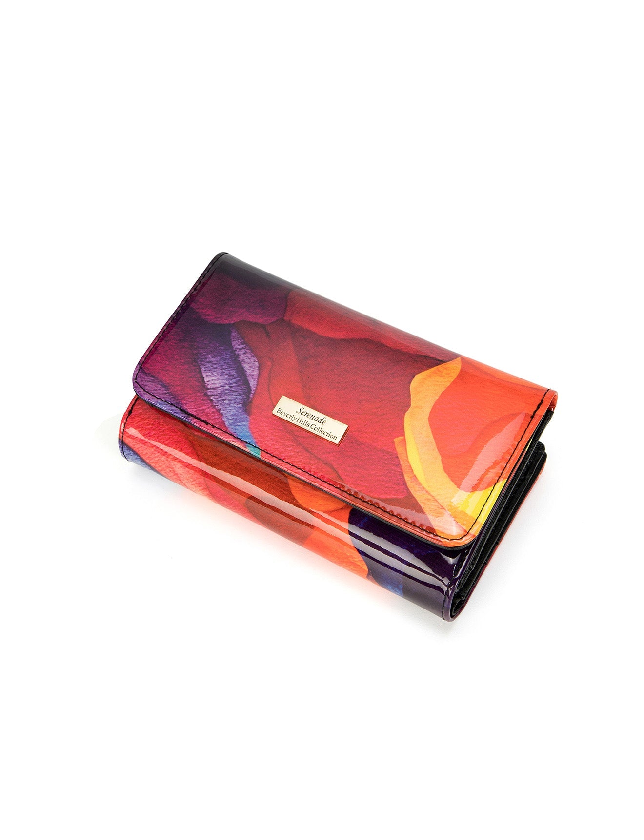 Serenade - WSN7502 Blaze Medium Patent Wallet - Multi-4