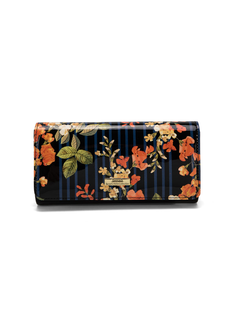 Serenade - WSN9101 Bryony Large RFID patent Leather Wallet --1