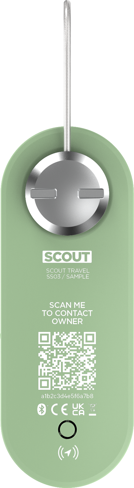 KNOG - Scout Travel Smart Luggage Tag with Tracker - Green-6