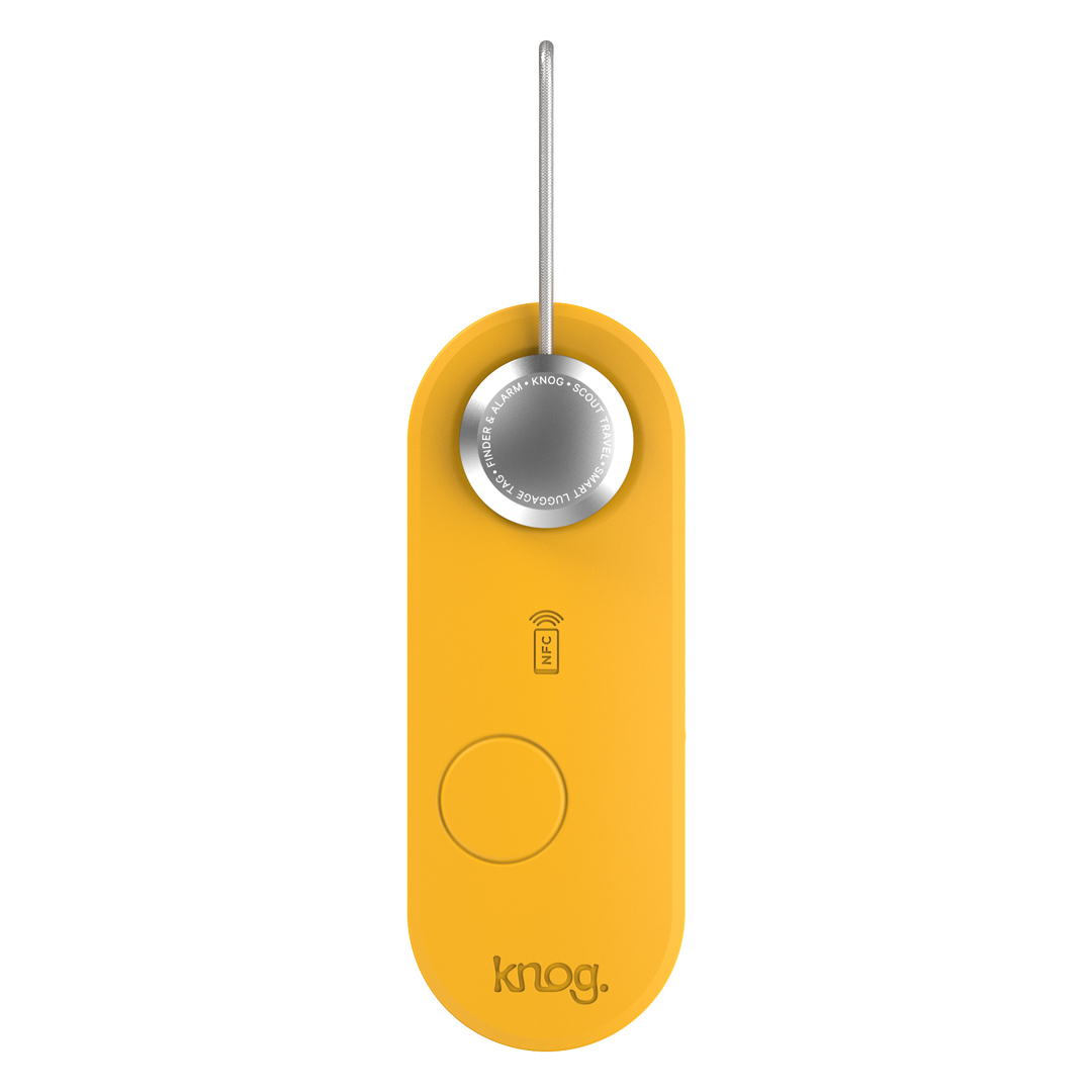 KNOG - Scout Travel Smart Luggage Tag with Tracker - Yellow - 0