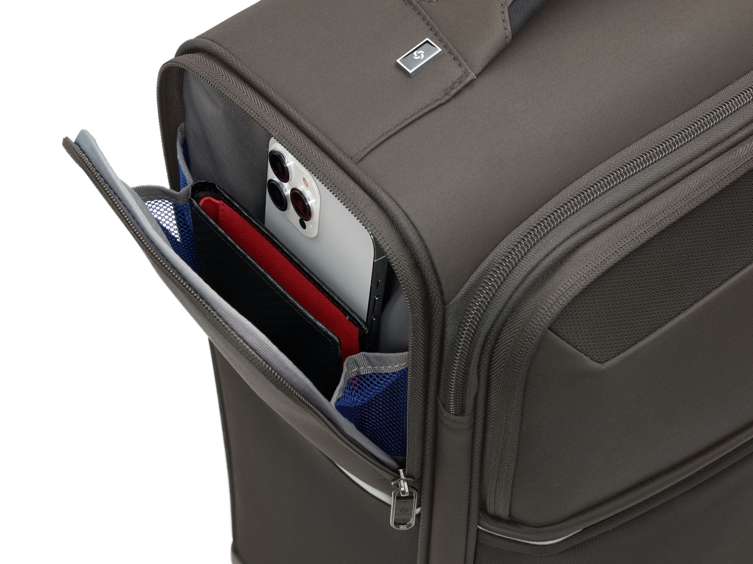 Samsonite - 73HR 55cm Small Suitcase - Platinum Grey-8