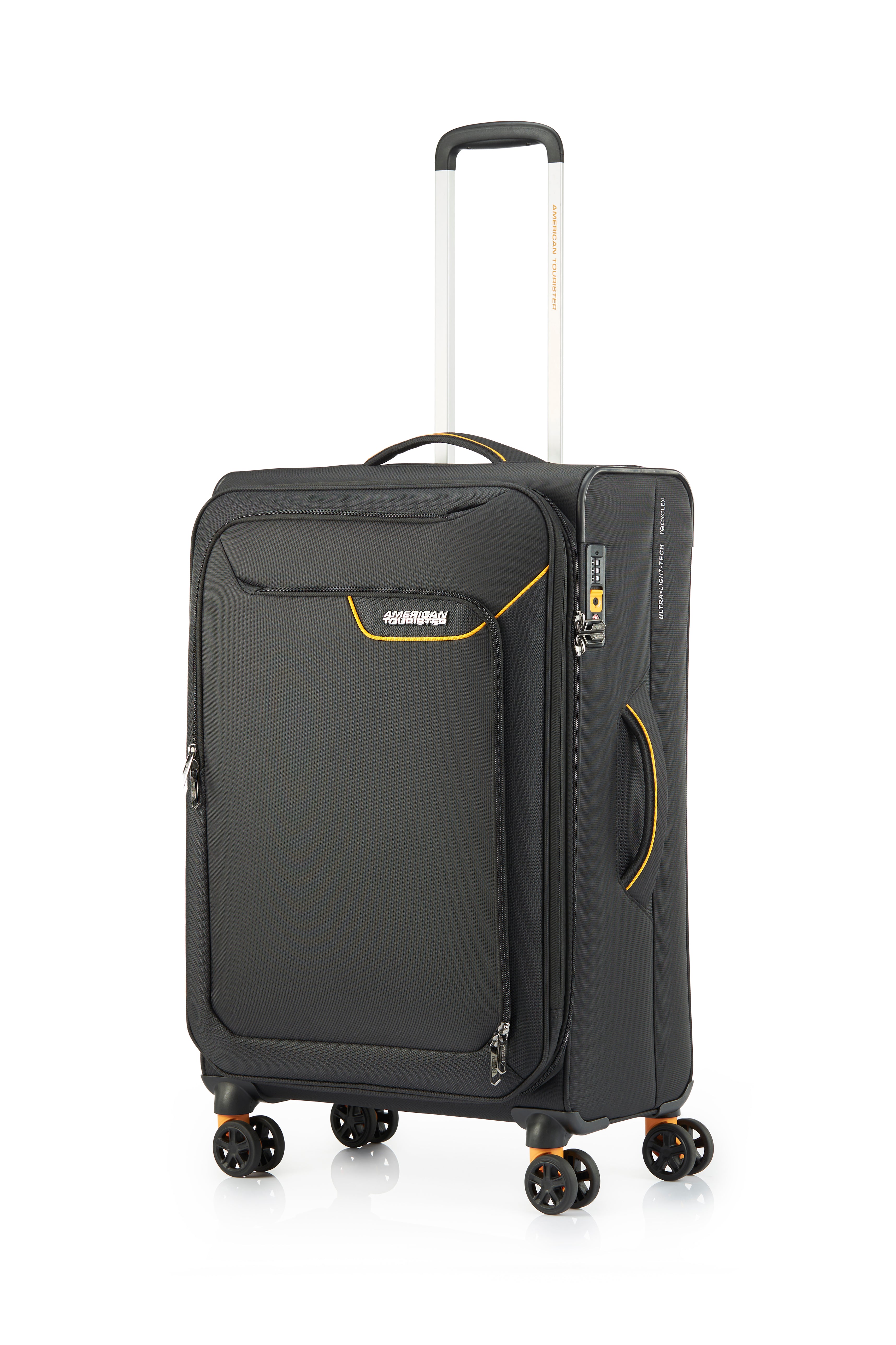 American Tourister - Applite ECO 71cm Medium Suitcase - Black/Must-1
