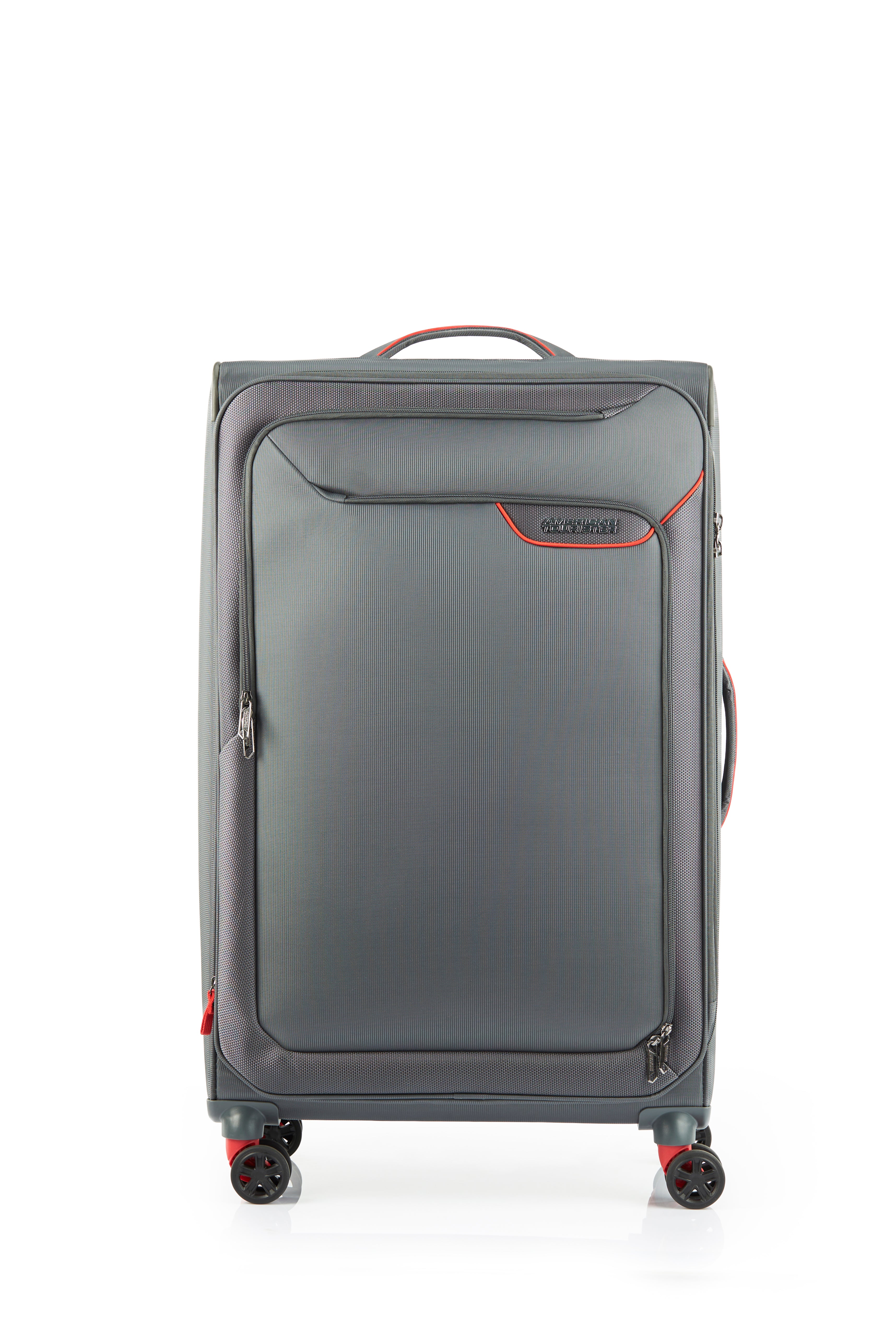 American Tourister - Applite ECO 82cm Large Suitcase - Grey/Red-2