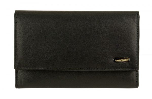 Franco Bonini - 16-012 11 card RFID leather wallet - Black