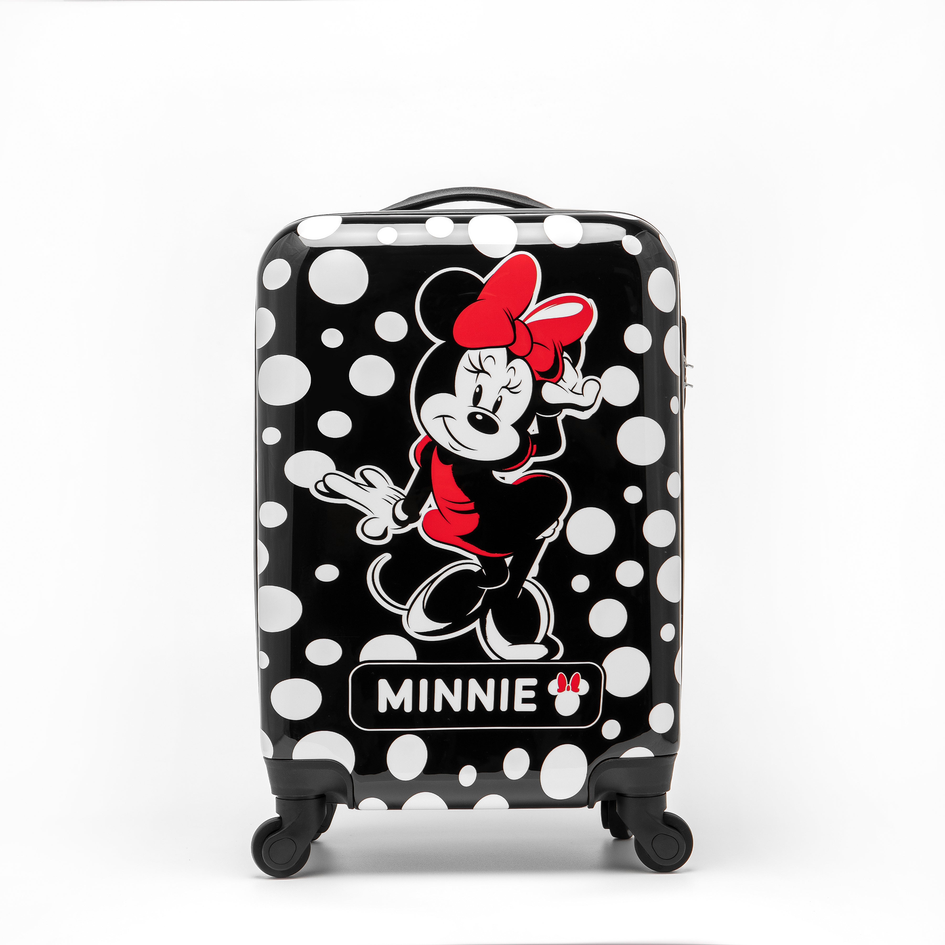 Disney - Minnie Mouse DIS207 19in Small 4 Wheel Hard Suitcase - Black-1
