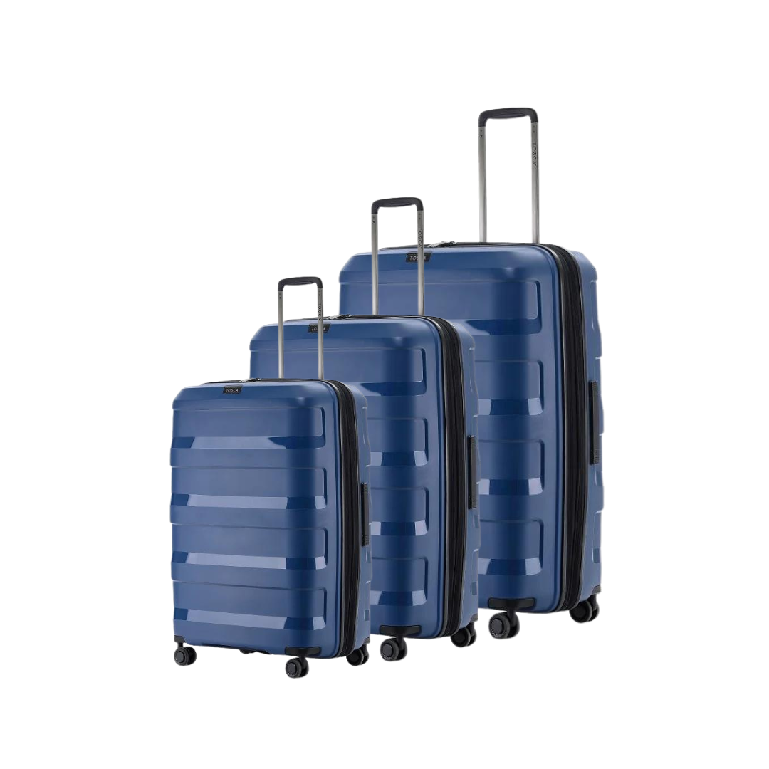 Tosca - COMET SET of 3 suitcases (29in-25in-20in) - Blue-1