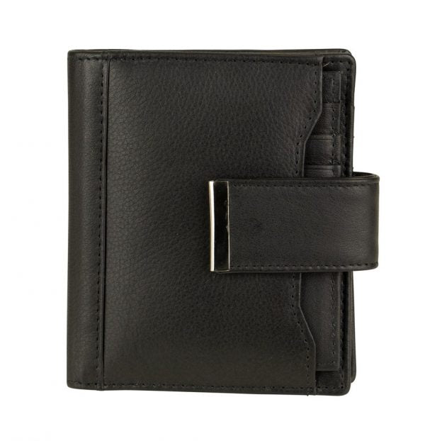 Franco Bonini - 21-01 RFID ladies leather wallet - Black-1