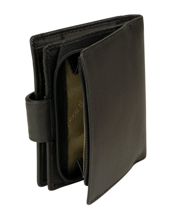 Franco Bonini - 21-01 RFID ladies leather wallet - Black-3