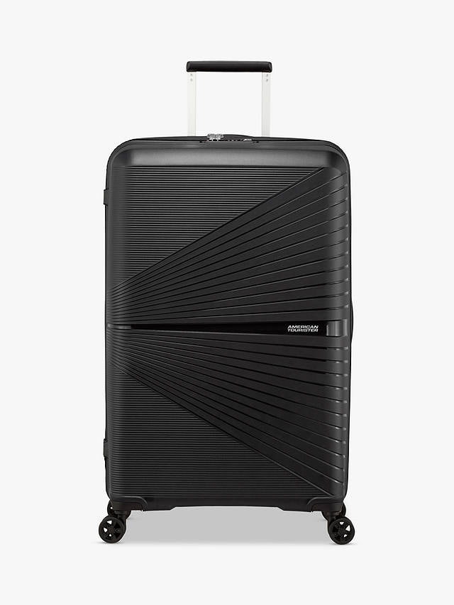 American Tourister - Airconic 77cm Large 4 Wheel Hard Suitcase - Black-1
