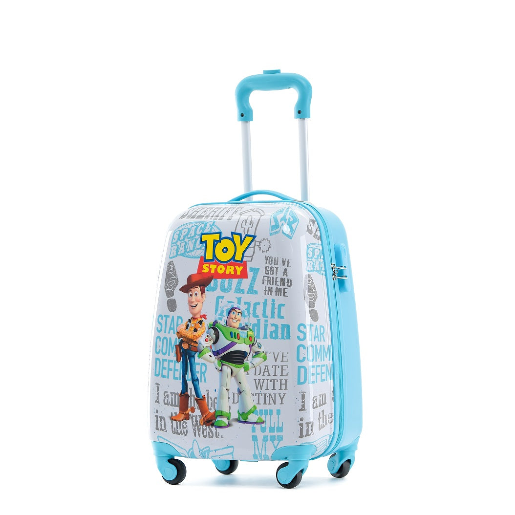 Disney - Toy Story DIS162 17in Small 4 Wheel Hard Suitcase - White - 0