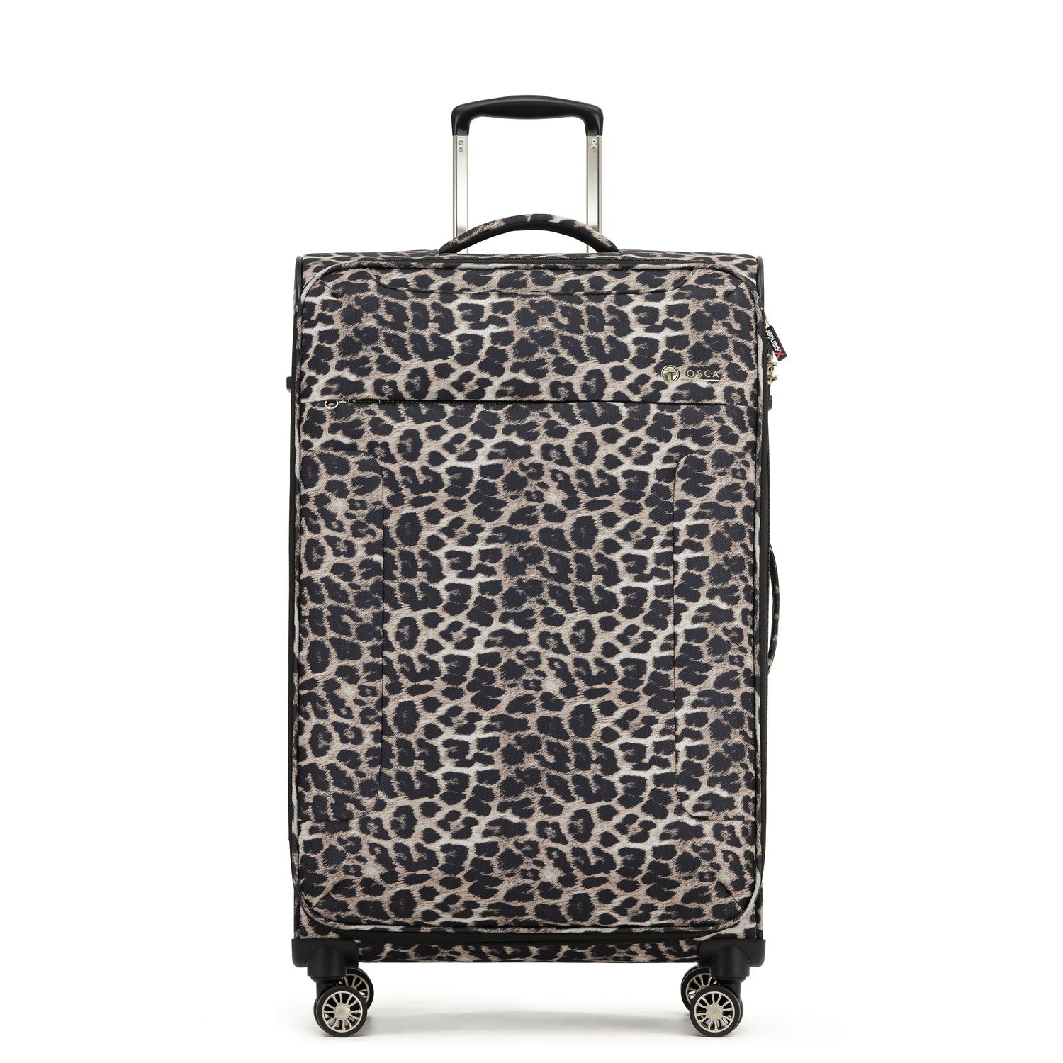 Tosca - So Lite 3.0 29in Large 4 Wheel Soft Suitcase - Leopard