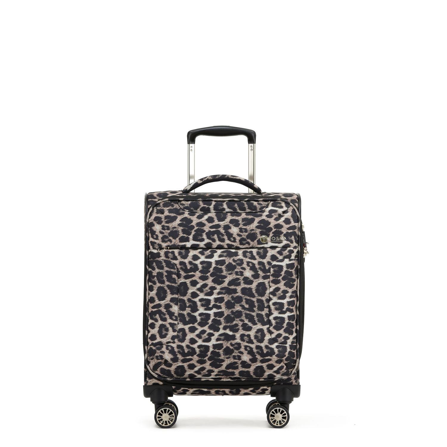 Tosca - So Lite 3.0 20in Small 4 Wheel Soft Suitcase - Leopard-1