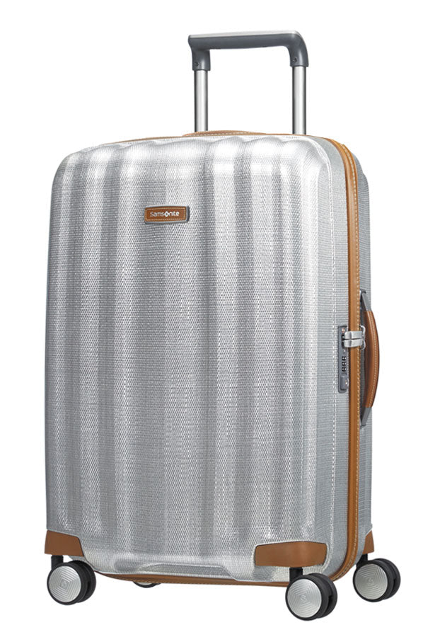 Samsonite - Lite Cube Deluxe 68cm Medium Spinner Suitcase - Aluminium