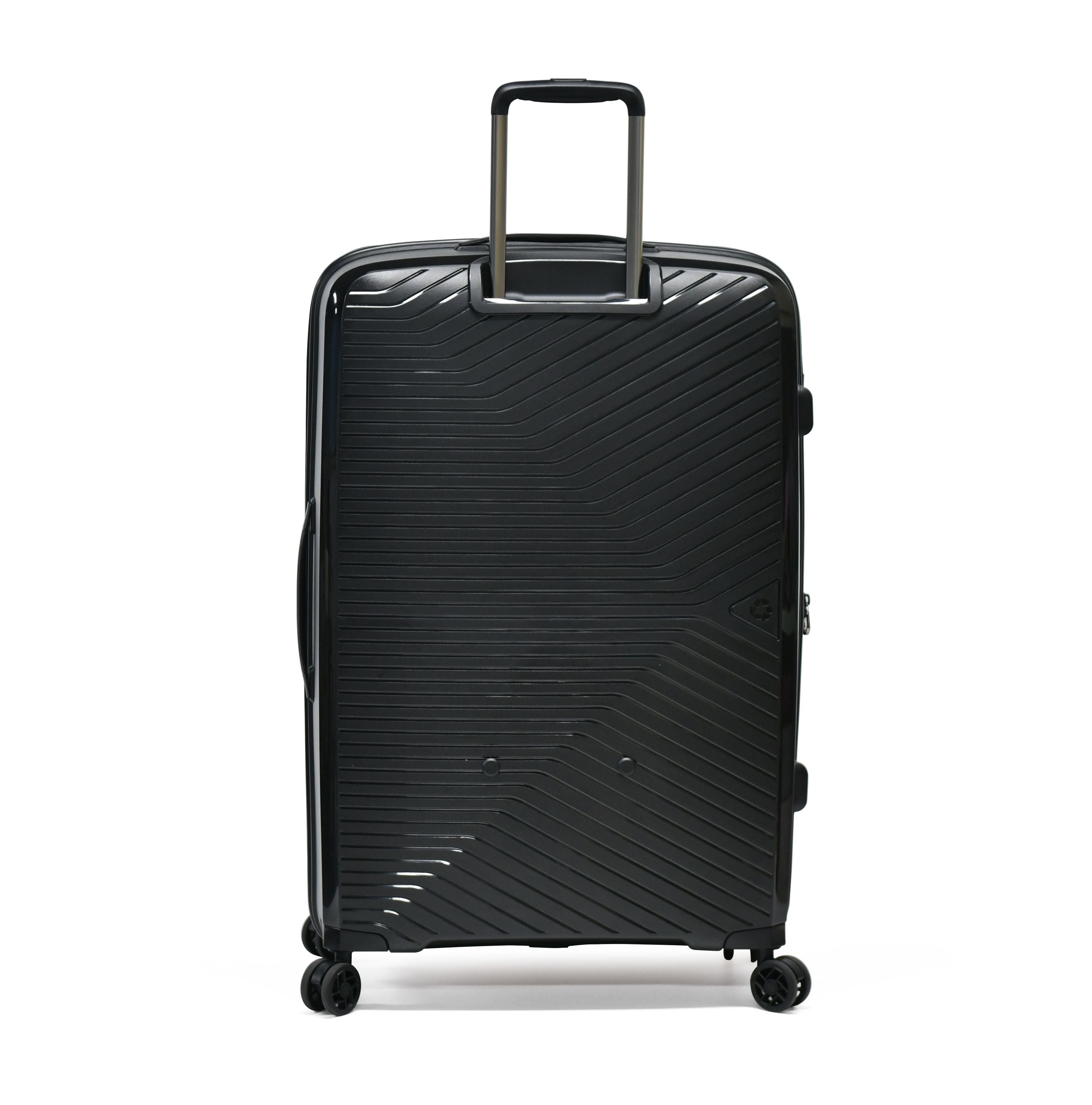 Tosca - Space X 29in Large dual opening Suitcase - Black - 0
