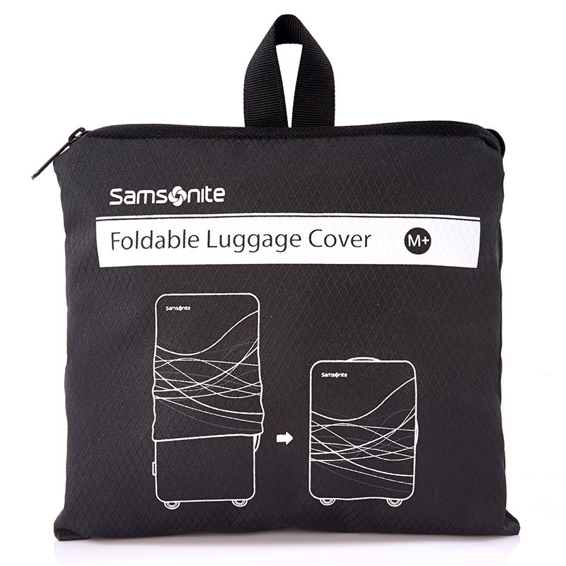 Samsonite - Medium Plus Foldable Luggage Cover - Black-1