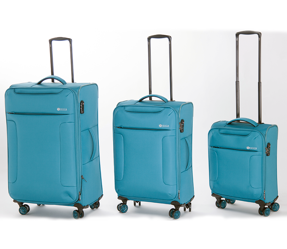 Tosca - So Lite 3.0 Set of 3 Suitcases 19in/25in/29in - Teal