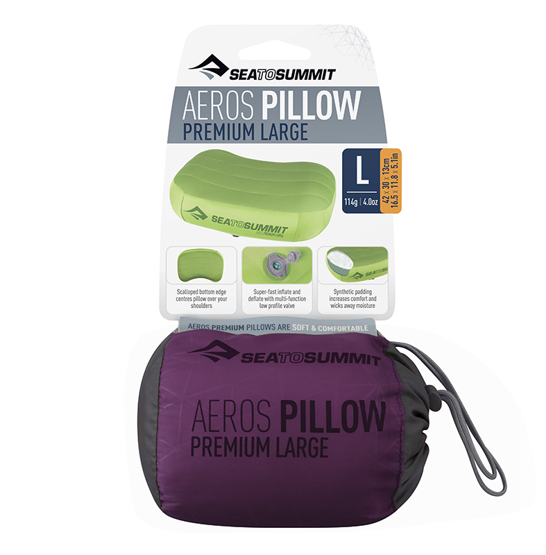 Sea to Summit - Aeros Premium Pillow Large - Magenta