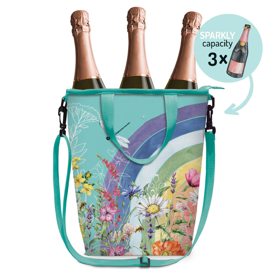 Cooler Bag - Rainbow Wildflower-2