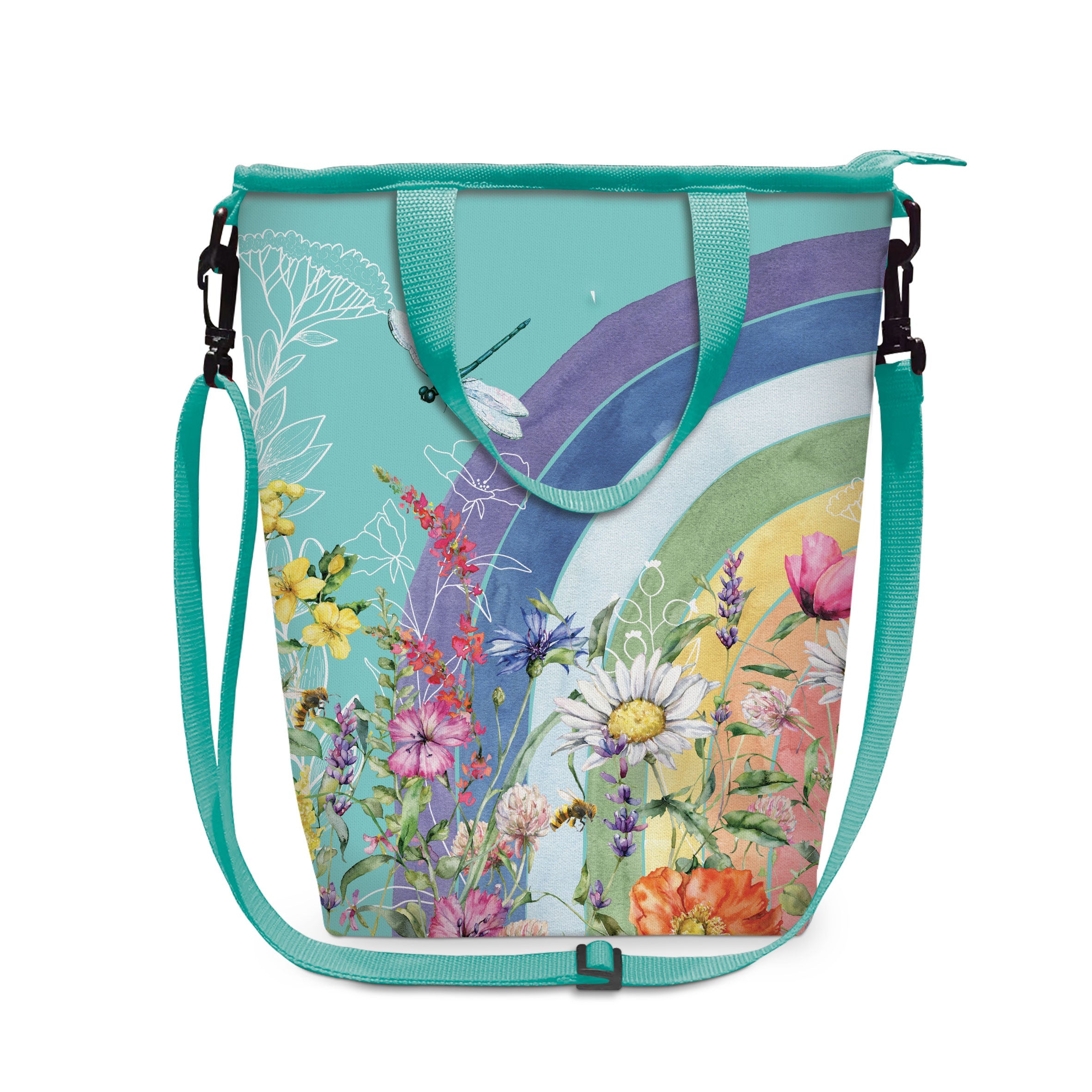 Cooler Bag - Rainbow Wildflower