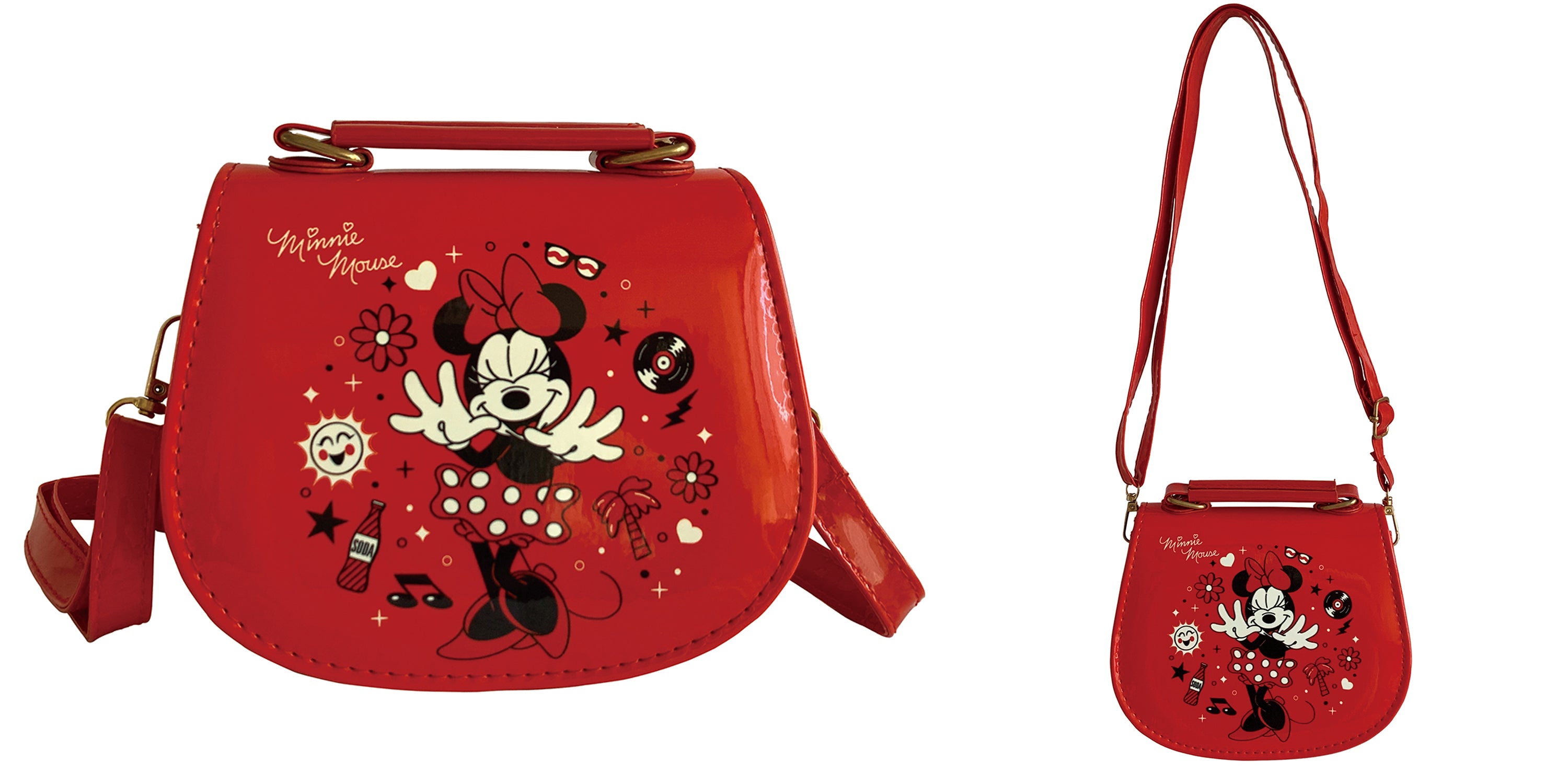 Minnie Mouse - Kids handbag DIS209 - Red-1