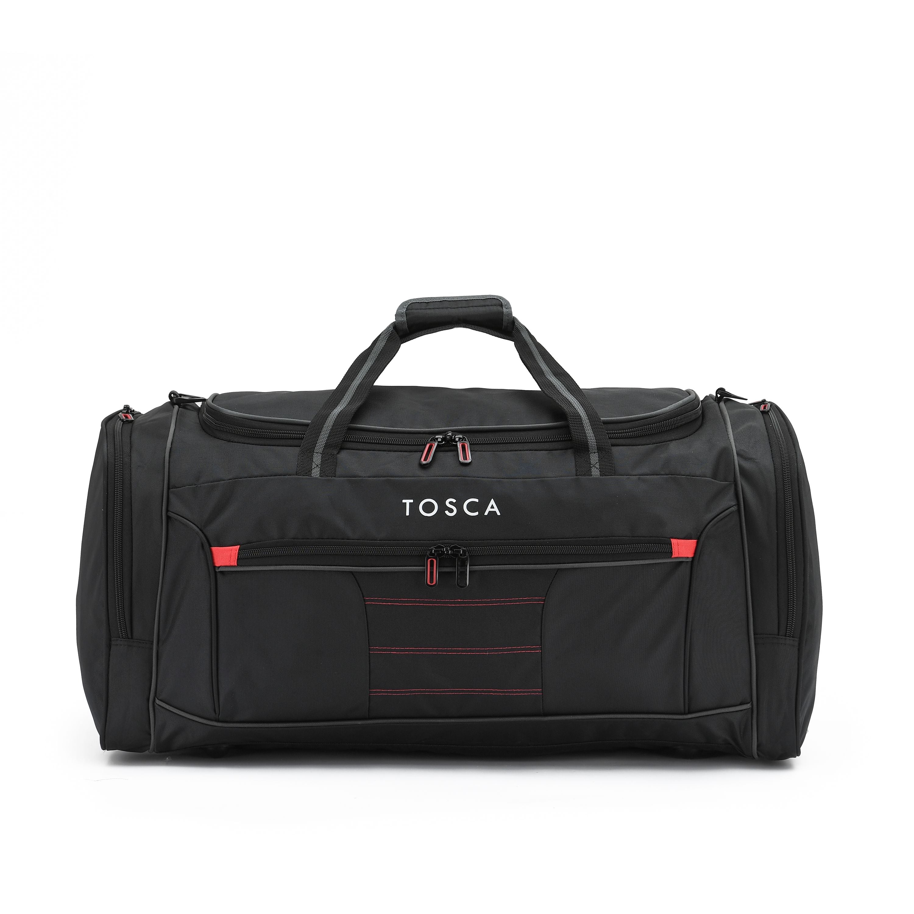 Tosca - TCA794M 70cm Medium Duffle Bag - Black/Red