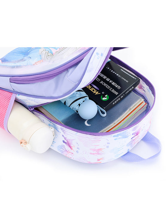 Disney - Frozen DIS193 15in 3D Backpack - Purple - 0