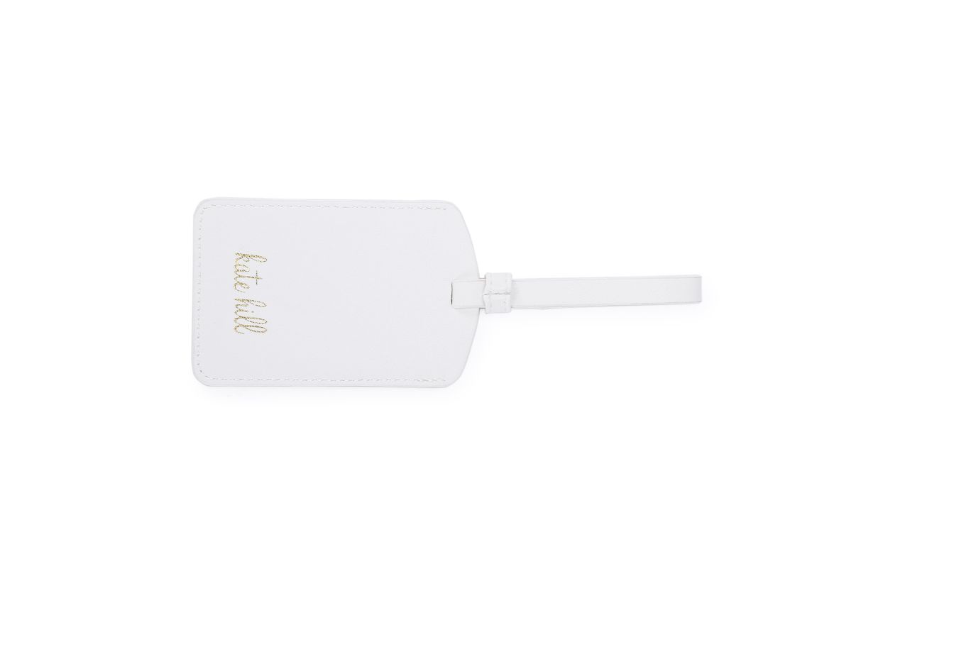 Kate Hill - KH273 Luggage Tag - White