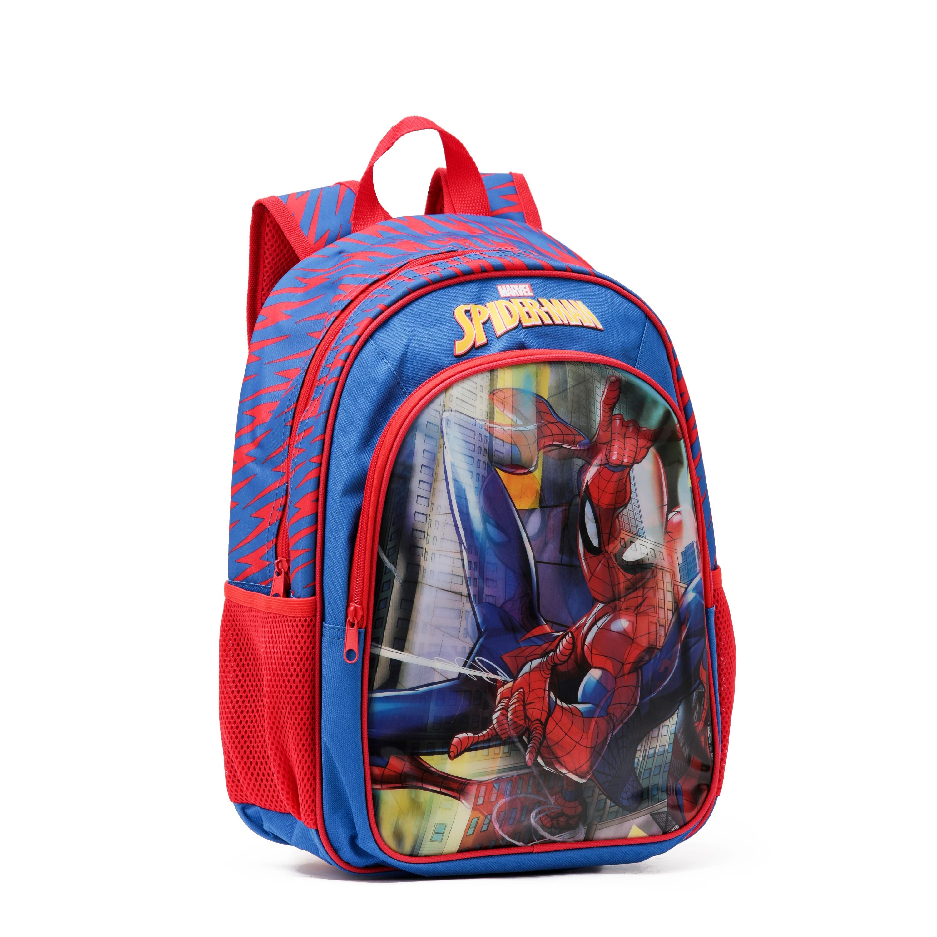 Marvel - Spider Man Mar093 15in Hologram Backpack - Red/Blue - 0