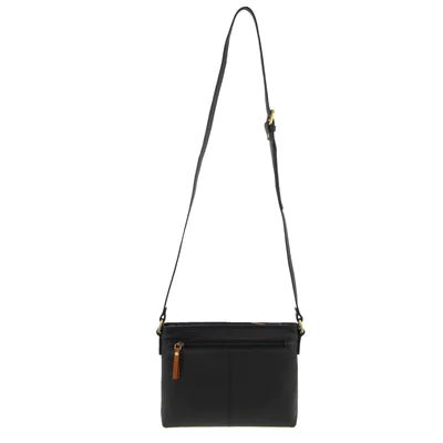 Pierre Cardin - PC3571 Small leather side bag - Black-3