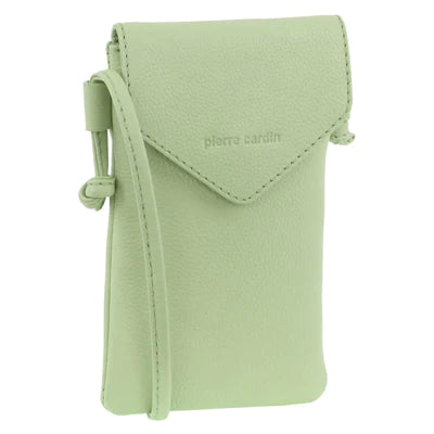 Pierre Cardin - PC3609 Cross Body leather phone pouch - Jade
