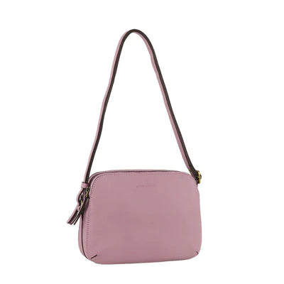 Pierre Cardin - PC3613 Small Leather 3section side bag - Pink-1