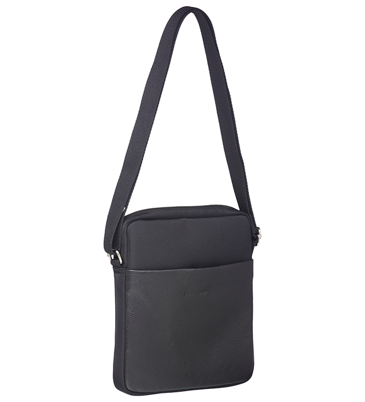 Pierre Cardin - PC10162 Leather Cross Body Bag - Black