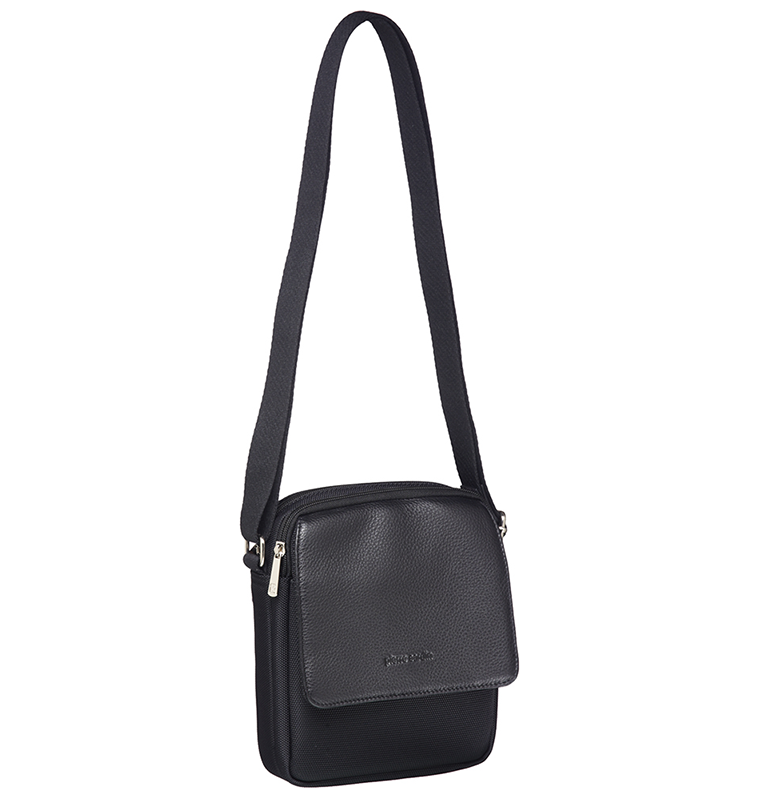 Pierre Cardin PC10164 Leather Cross Body Bag Black – Bags To Go