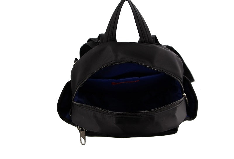 Pierre Cardin - 2418 Anti-Theft Nylon Backpack - Black - 0