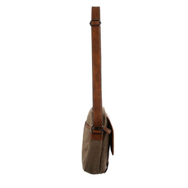 Pierre Cardin - PC2580 Canvas Crossbody Bag - Brown - 0