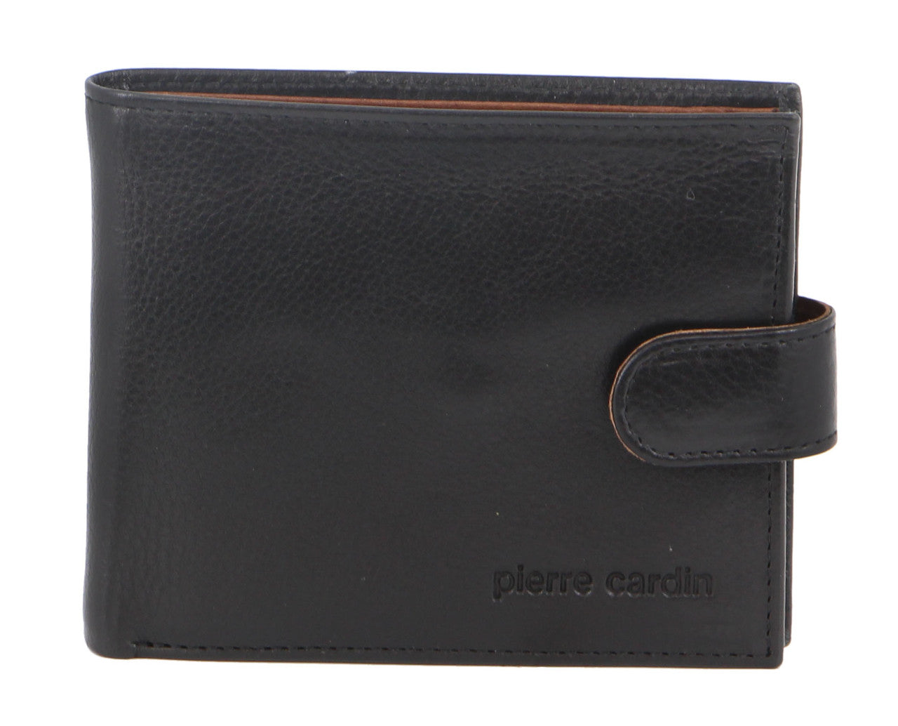Pierre Cardin PC2631 Black/Cognac Leather Mens Wallet