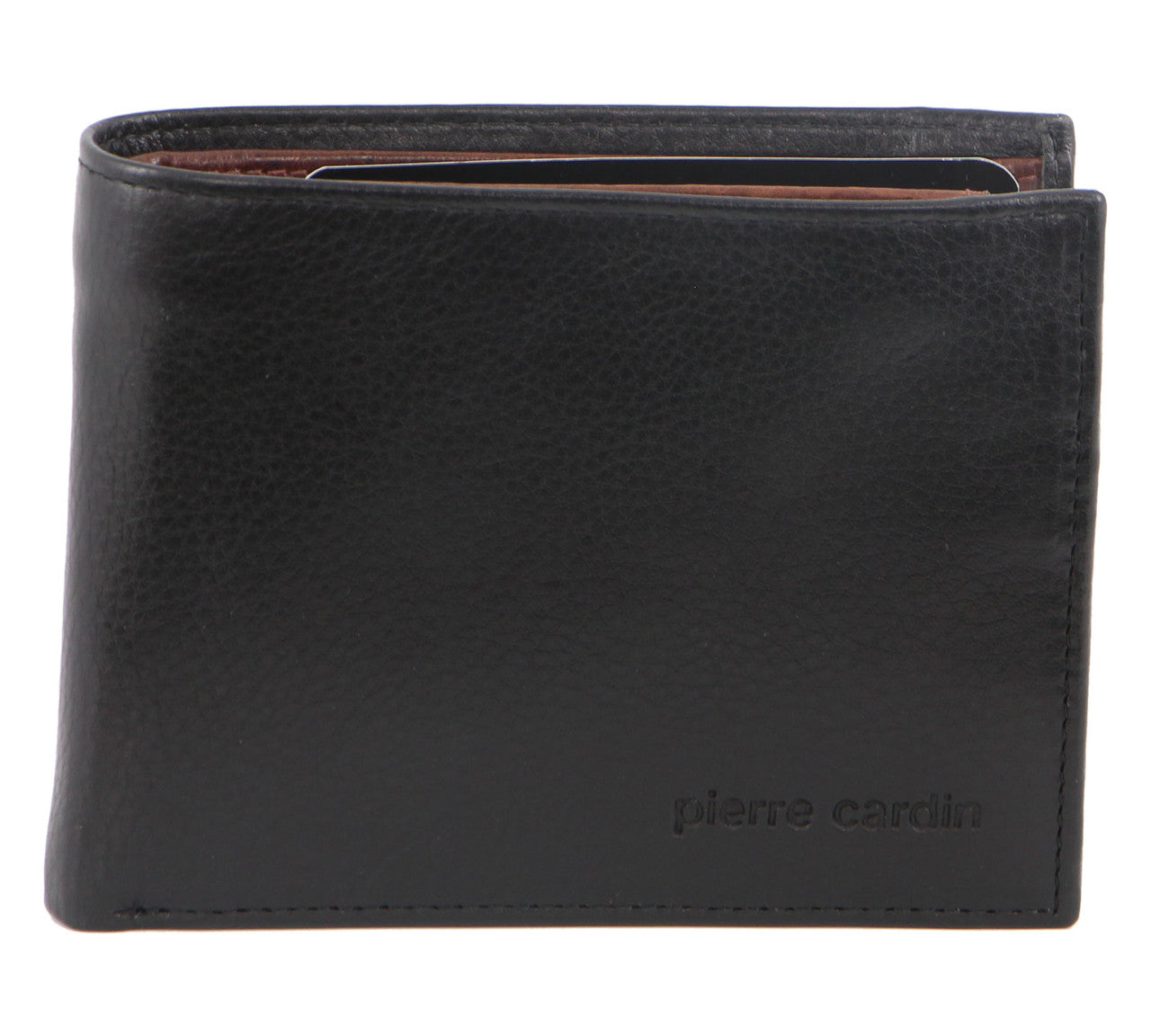 Pierre Cardin PC2632 Black/Cognac Leather Mens Wallet-1