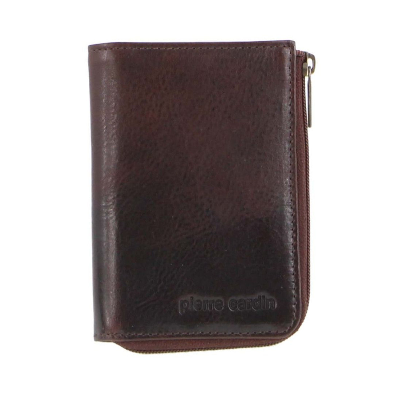 Pierre Cardin PC2756 Dark Chocolate Leather Key/Credit Card Holder