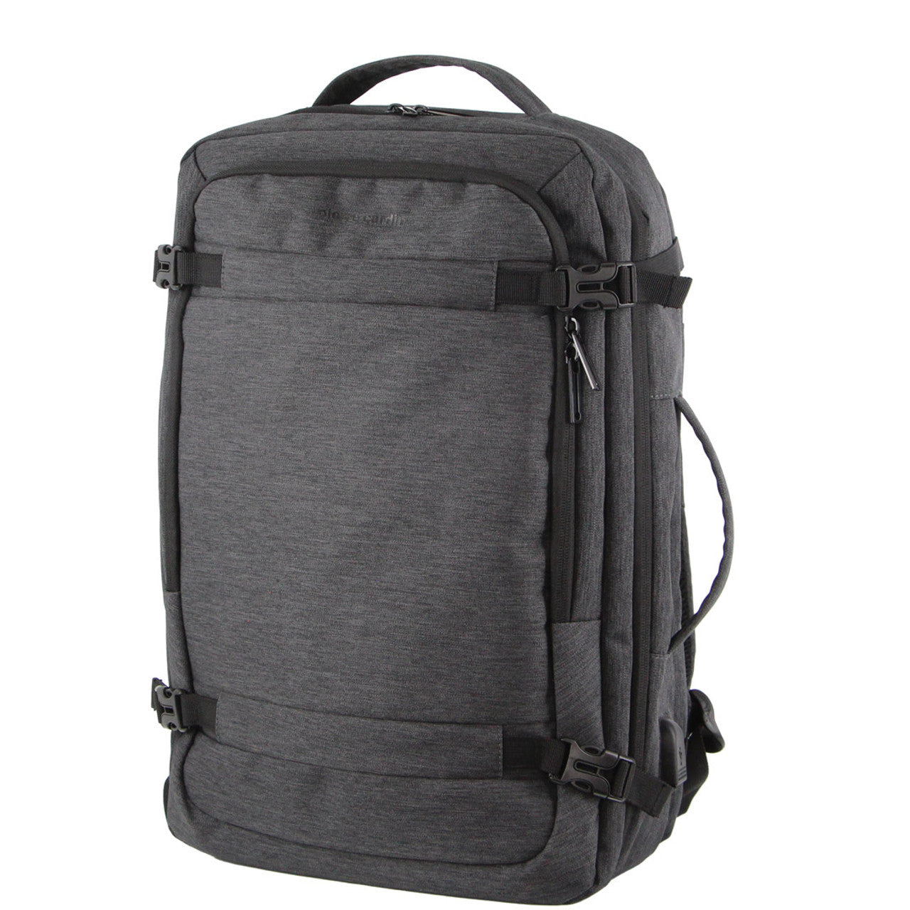 Pierre Cardin - PC3626 Travel Laptop backpack w USB port - Grey