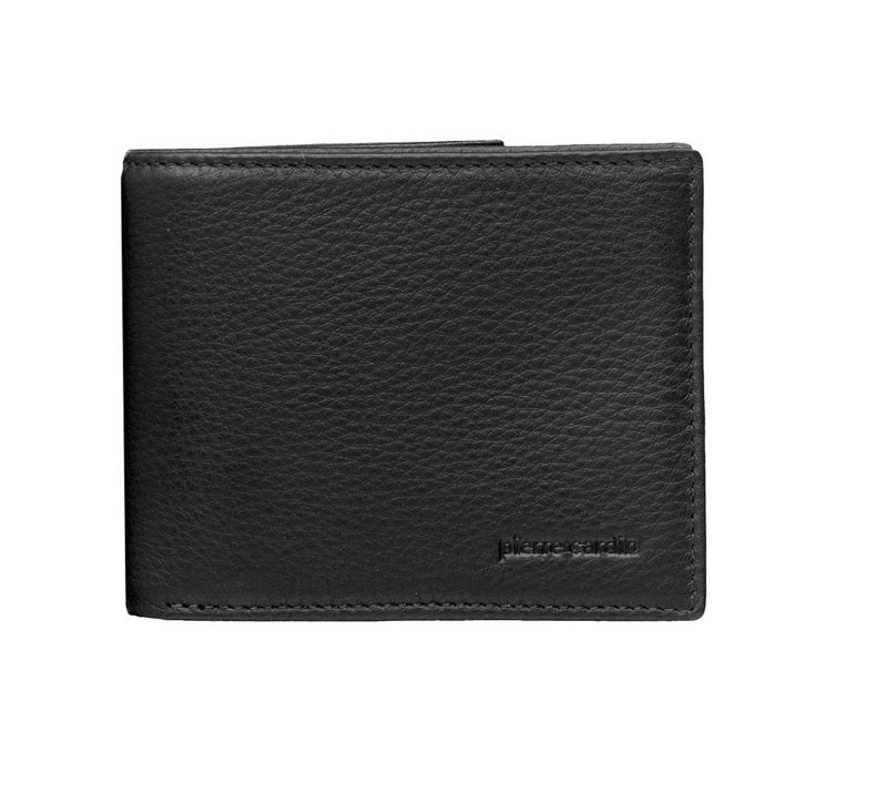 Pierre Cardin - PC9449 RFID Italian Leather Mens Bi-Fold Wallet - Black